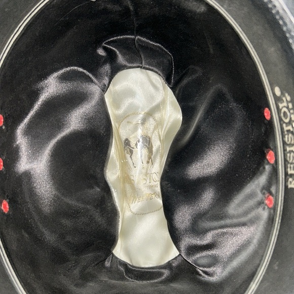 RESISTOL self comforting 4 X Beaver cowboy hat - Picture 3 of 6